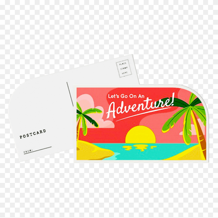 Custom Die Cut Postcards In - Postcard