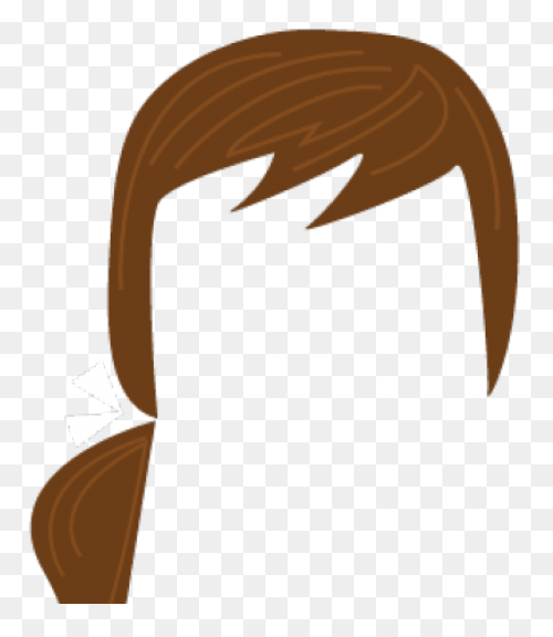 Ponytail Hair - Free Shapes Icons