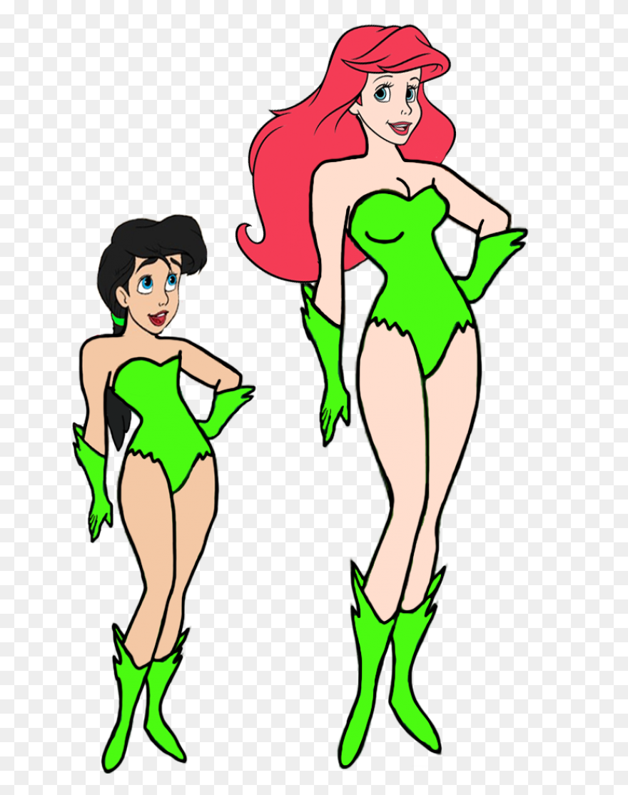 Princess Ariel And Melody As - Poison Ivy