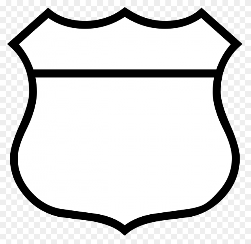 Navy Silver Police Badge Magnet