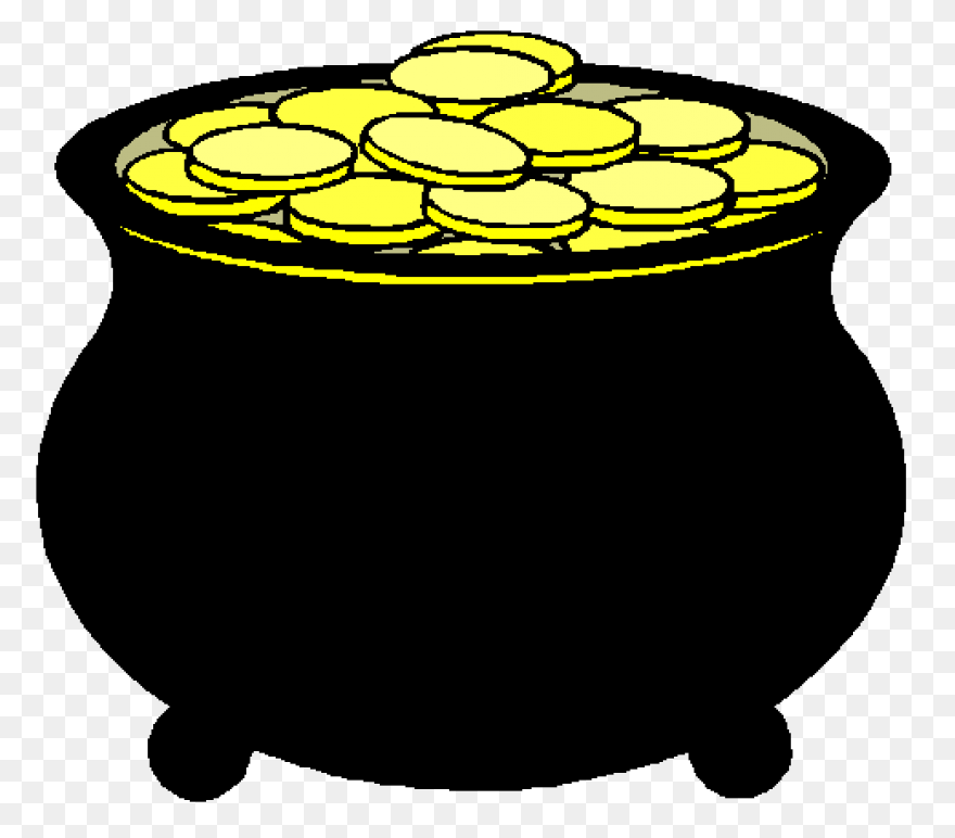 A Pot Of Gold Vector Image | Free P