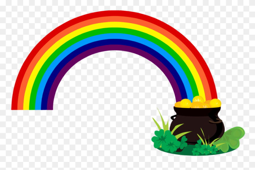 A Pot Of Gold Vector Image | Free P