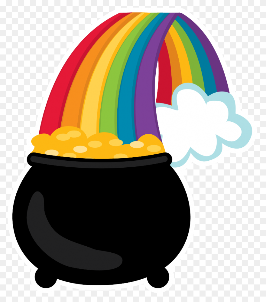 A Pot Of Gold Vector Image | Free P