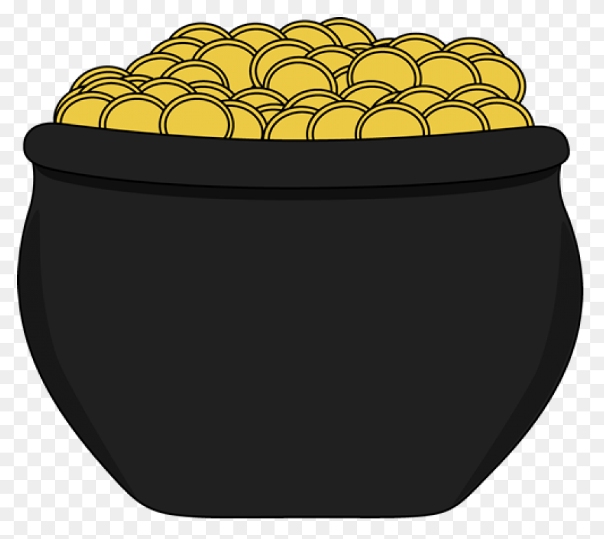 A Pot Of Gold Vector Image | Free P