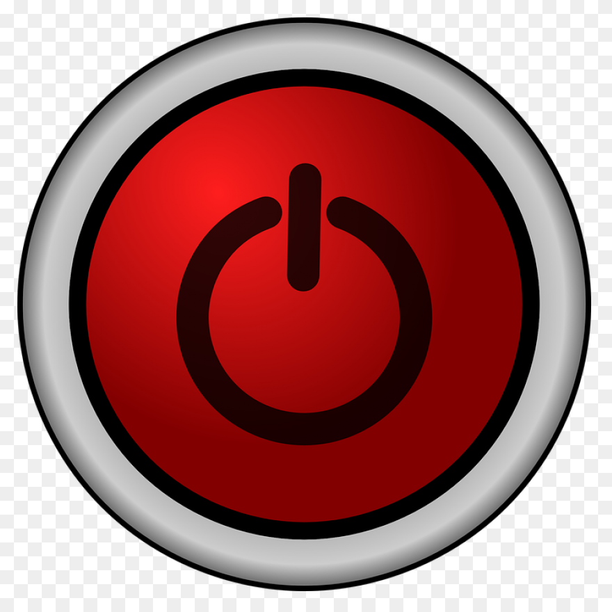Black Power Button Clip Art At Clip