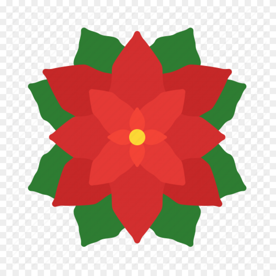 Poinsettia Clip Art | Christmas Car