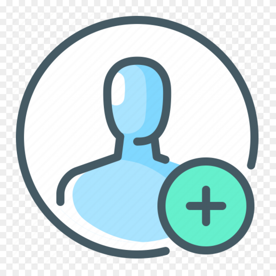 Add Invite Person Plus Profile - Profile Icon
