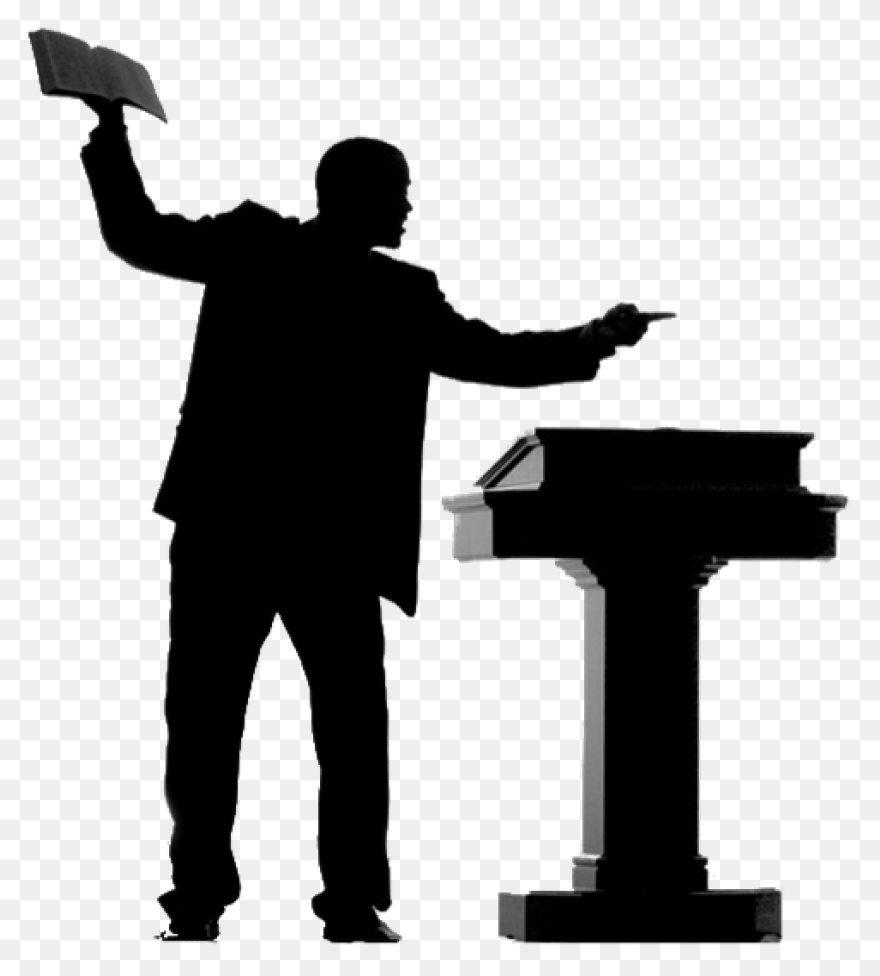 Preacher Pastor Pulpit Sermon Minis