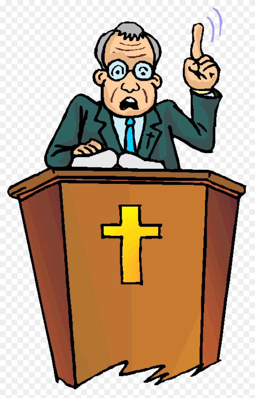 Preacher Pastor Pulpit Sermon Minis