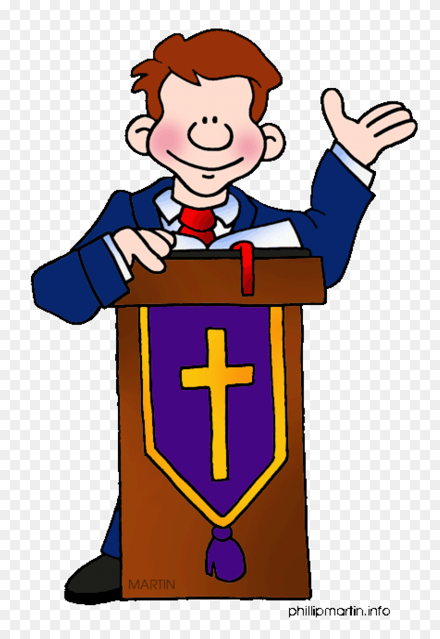Preacher Pastor Pulpit Sermon Minis