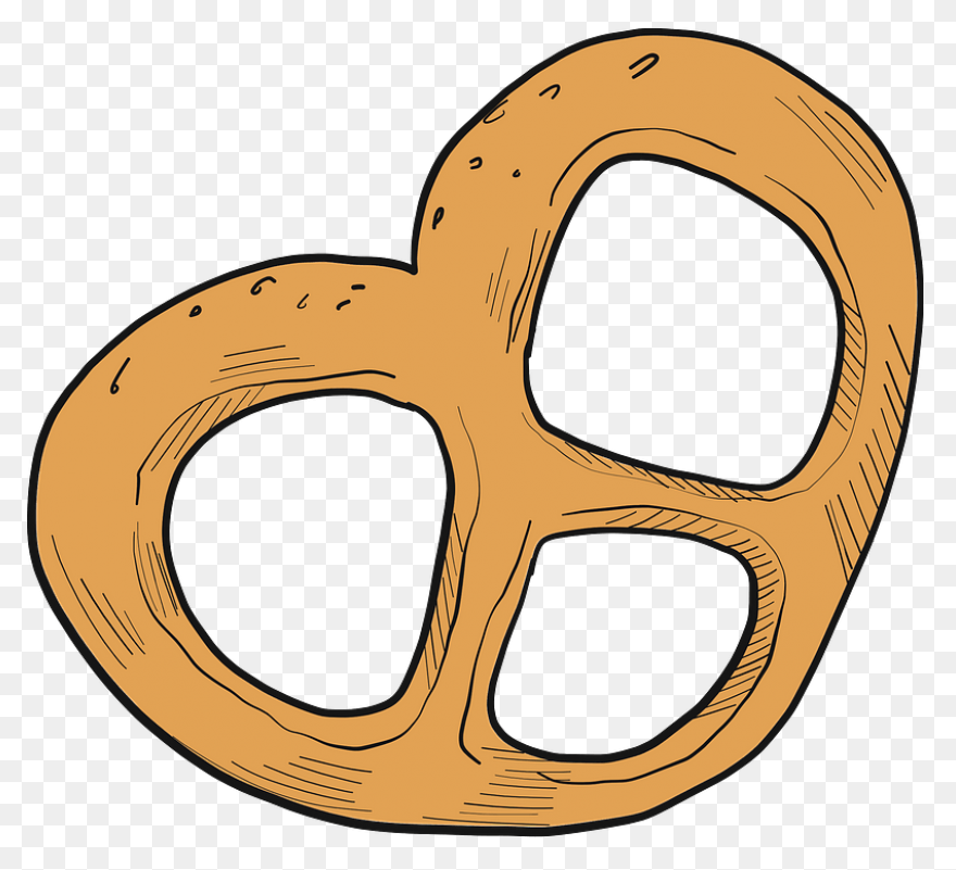 Soft Pretzel Illustration #ad , #sp