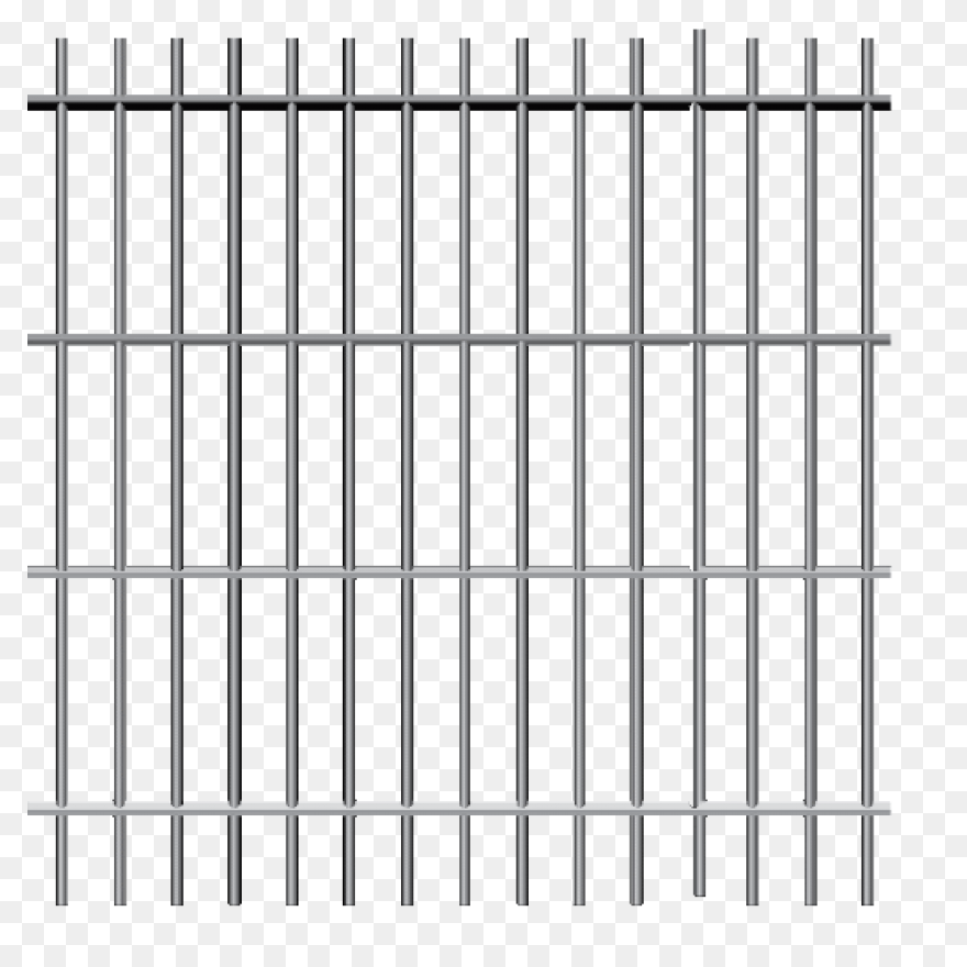 Pin Jail Bars Clipart - Jail Cell T