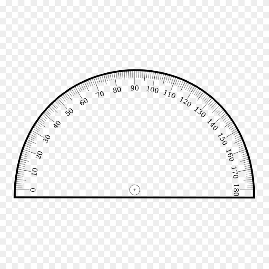 Printable Protractor | Free PNG - Protractor