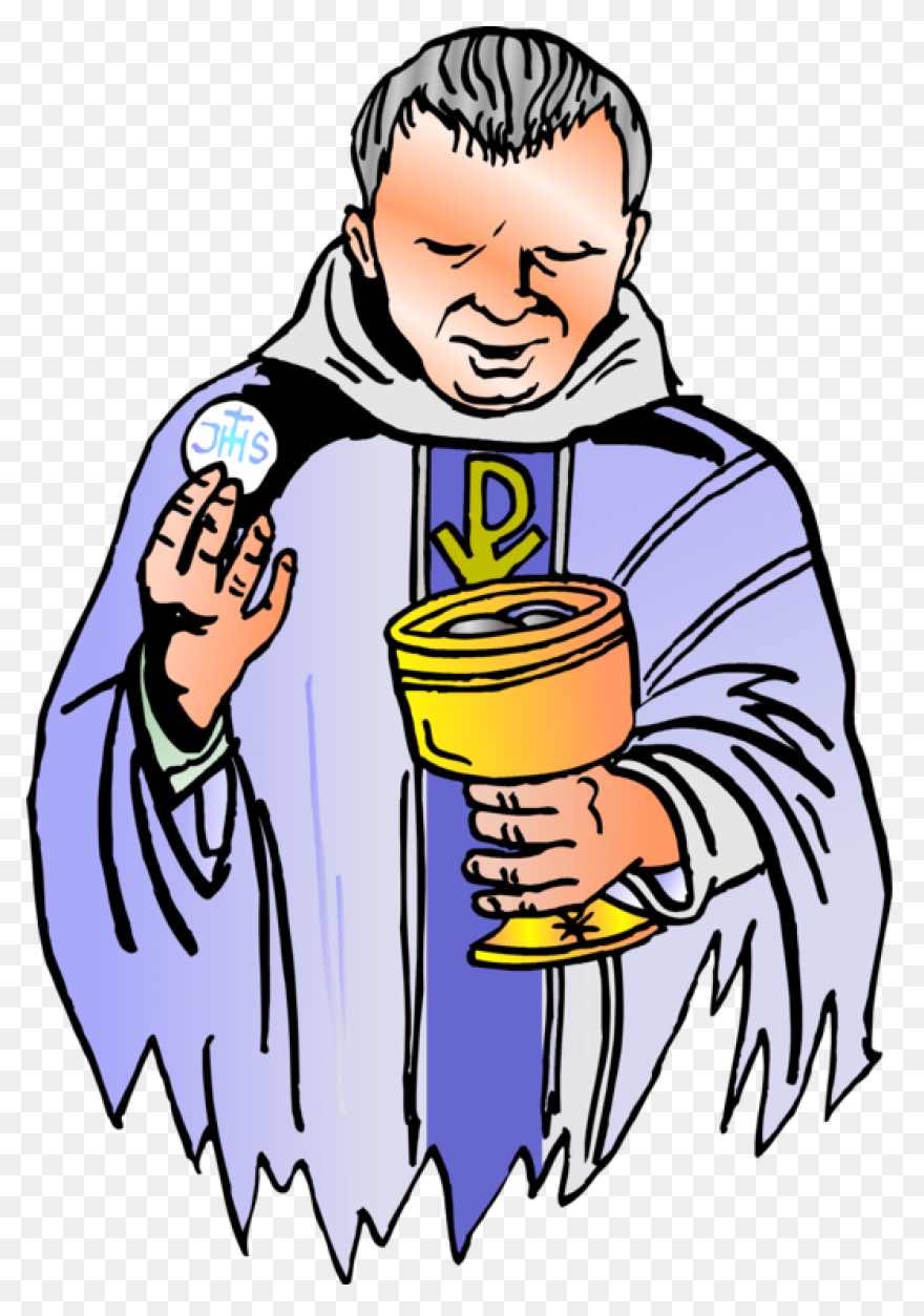 Clergy Cliparts Priest Clipart Png - Priest