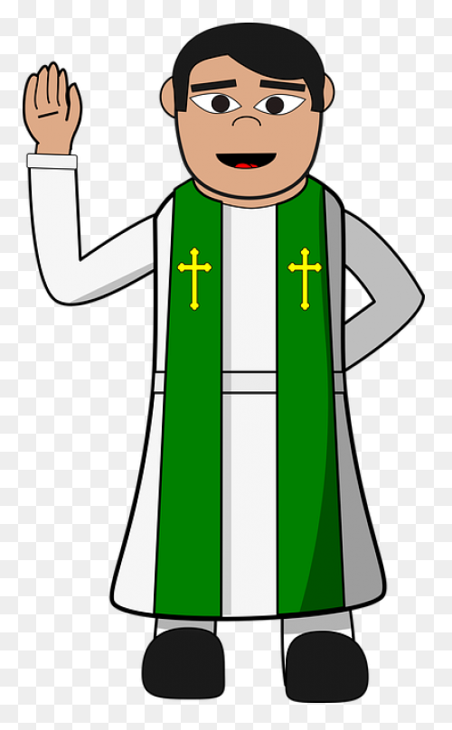 Clergy Cliparts - Priest Clipart - 