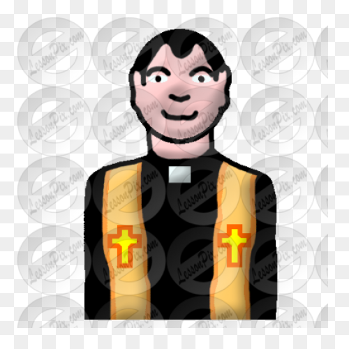 Clergy Cliparts - Priest Clipart - 