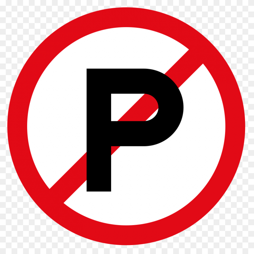 Die Cut Prohibited Sign Sticker –