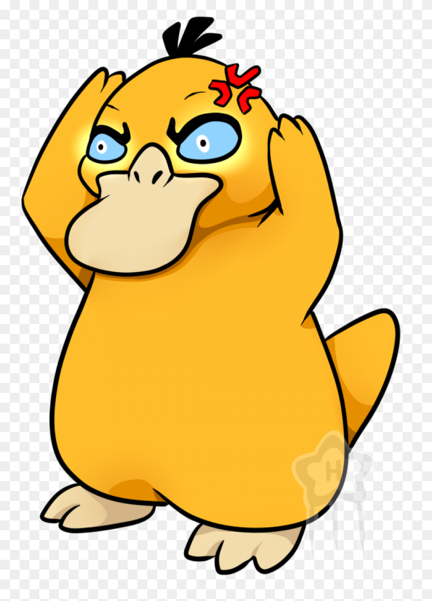 Pokemones Psyduck Clipart - Full Si