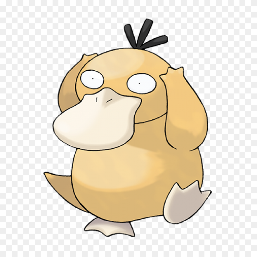 Pokemones Psyduck Clipart - Full Si