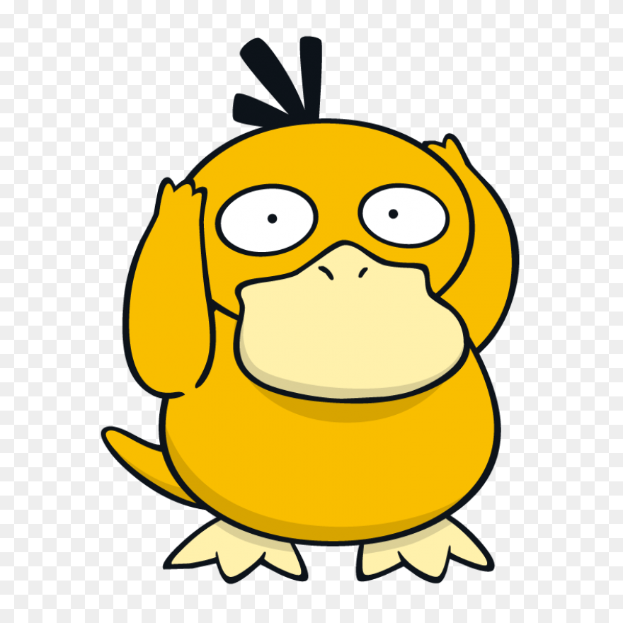 Pokemones Psyduck Clipart - Full Si
