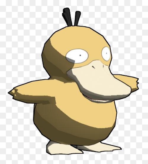 Pokemones Psyduck Clipart - Full Si