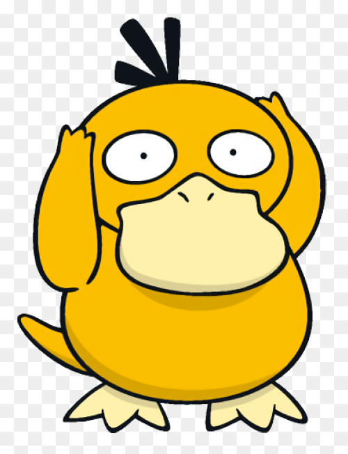 Pokemones Psyduck Clipart - Full Si
