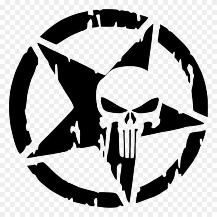 Vinilo Decorativo Logo The Punisher