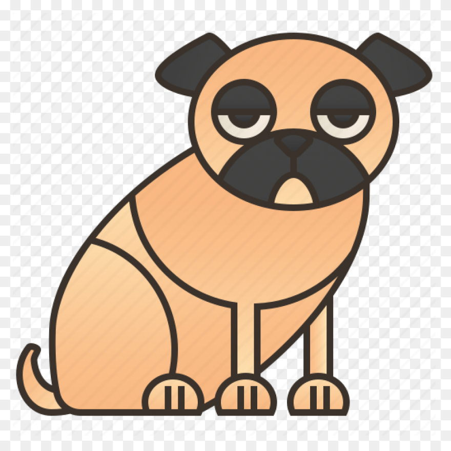 Crazy Pug Sticker