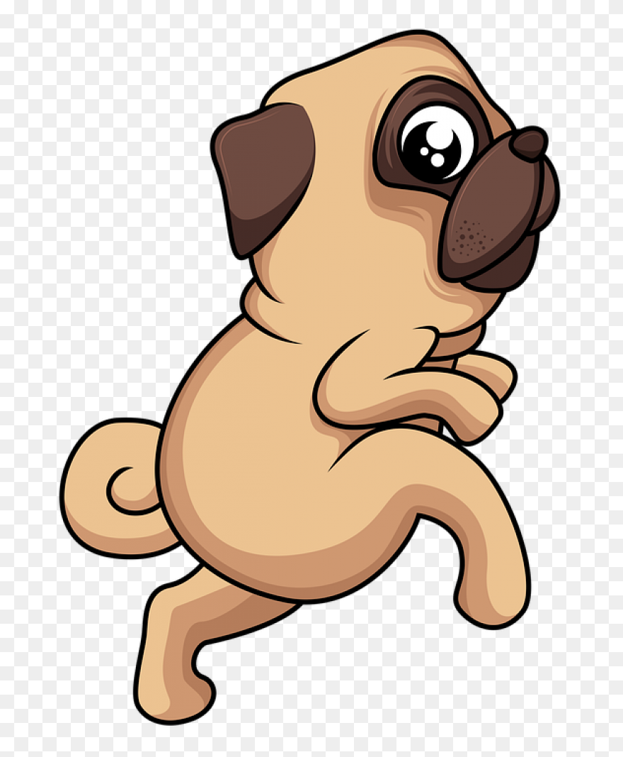 Crazy Pug Sticker