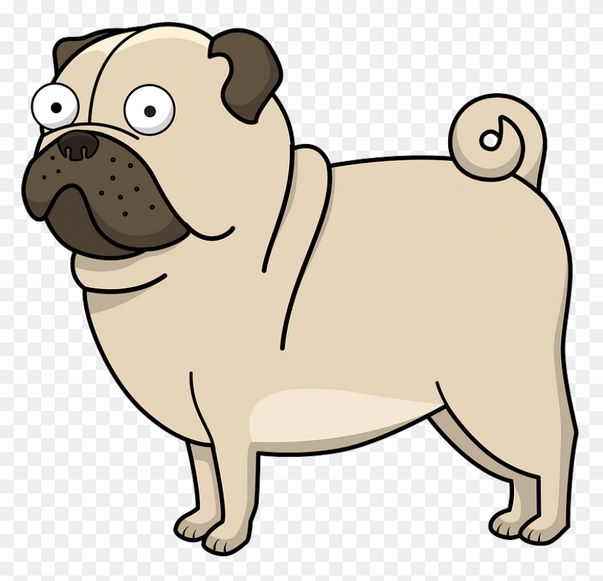 Pug Clipart. Free Download .png - Pug