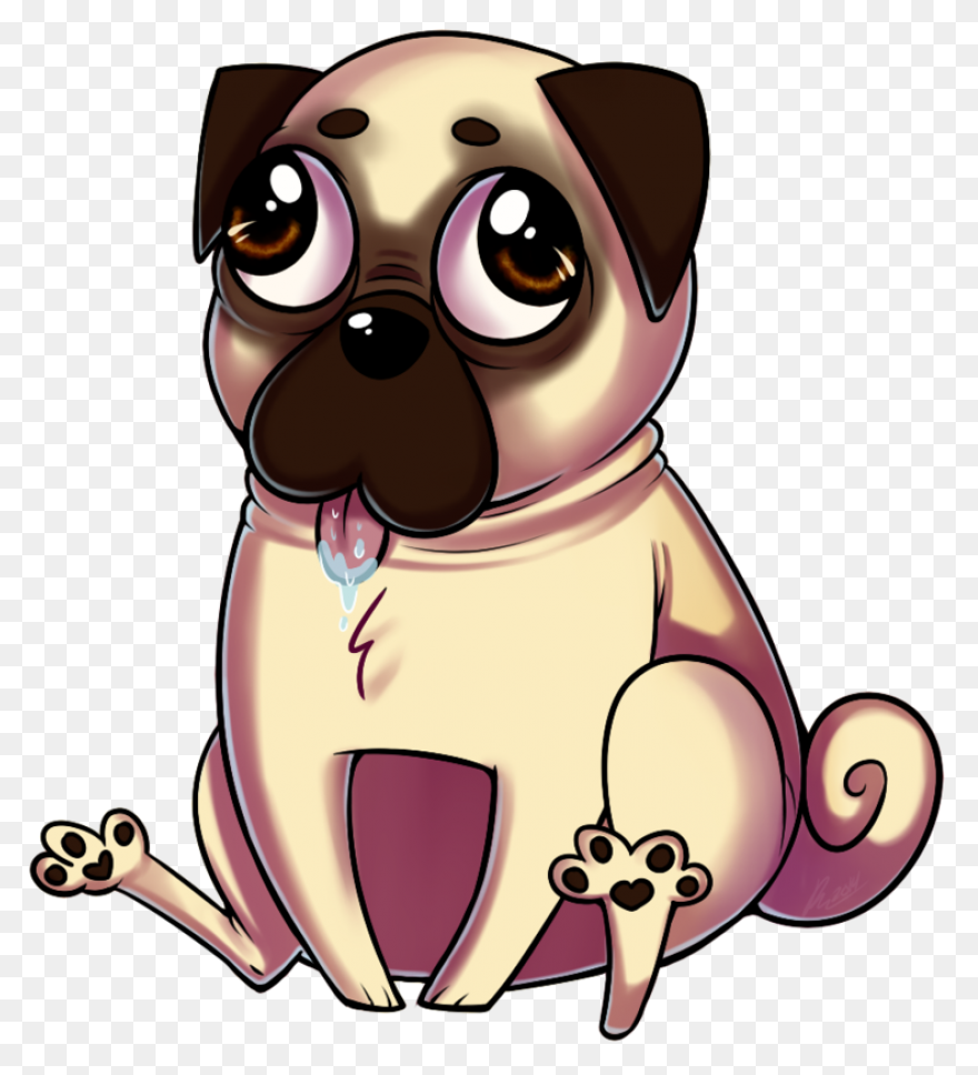 Crazy Pug Sticker