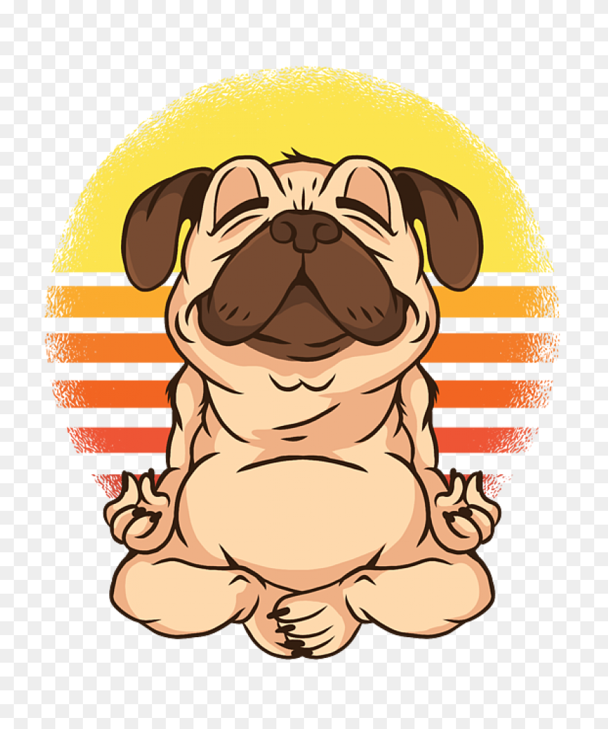 Crazy Pug Sticker
