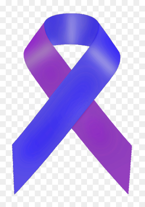 Autism Awareness Ribbon Purple And 