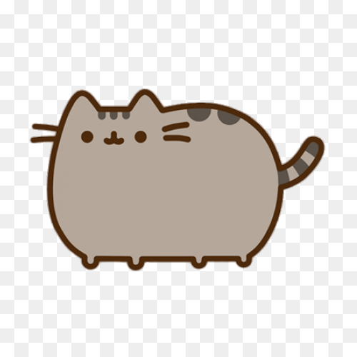 Pusheen Eating Pizza Pie Sticker | 