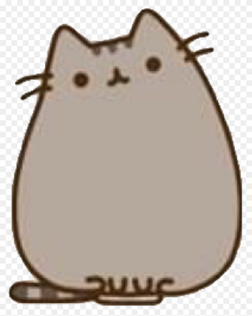 Pusheen Eating Pizza Pie Sticker | 