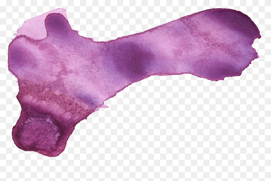 24 Purple Watercolor Brush Stroke (