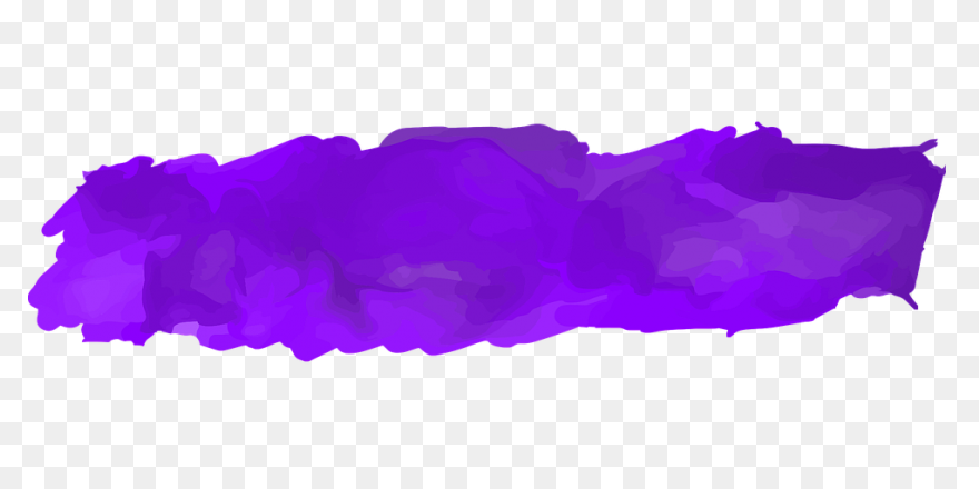 24 Purple Watercolor Brush Stroke (