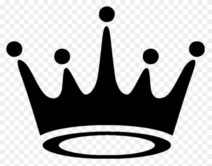 Free Black And White Queen Crown, D