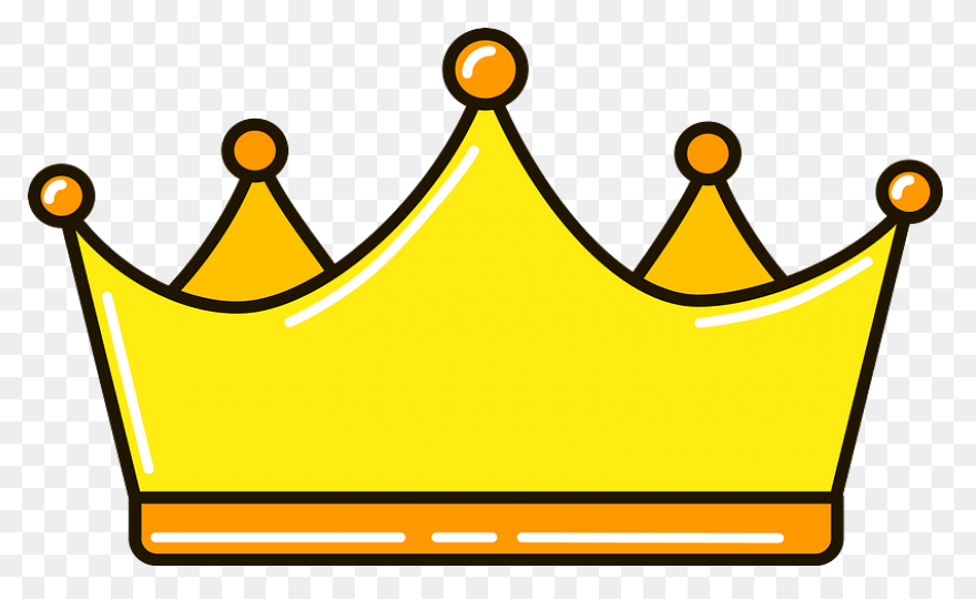 Free Black And White Queen Crown, D