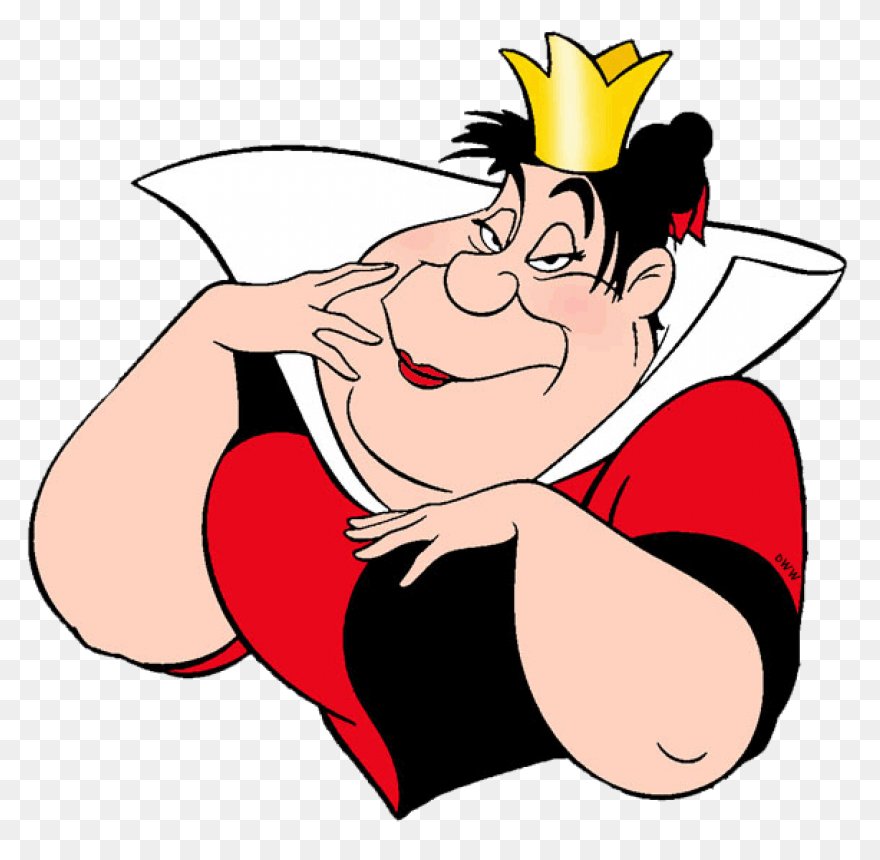 More Alice In Wonderland Clipart - Queen