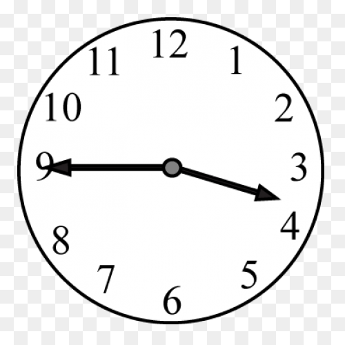 Quarter To The Hour Clock - Quarter