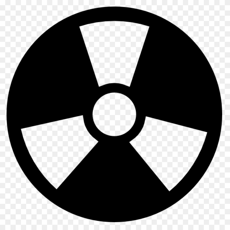 Sign Symbol Pointed Icons Radioactivity - Radiation Symbol