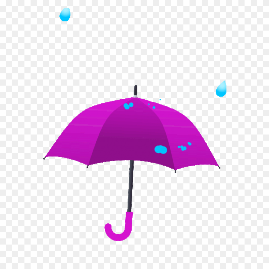 Umbrella With Rain Drops Joypixels - Rain Gif