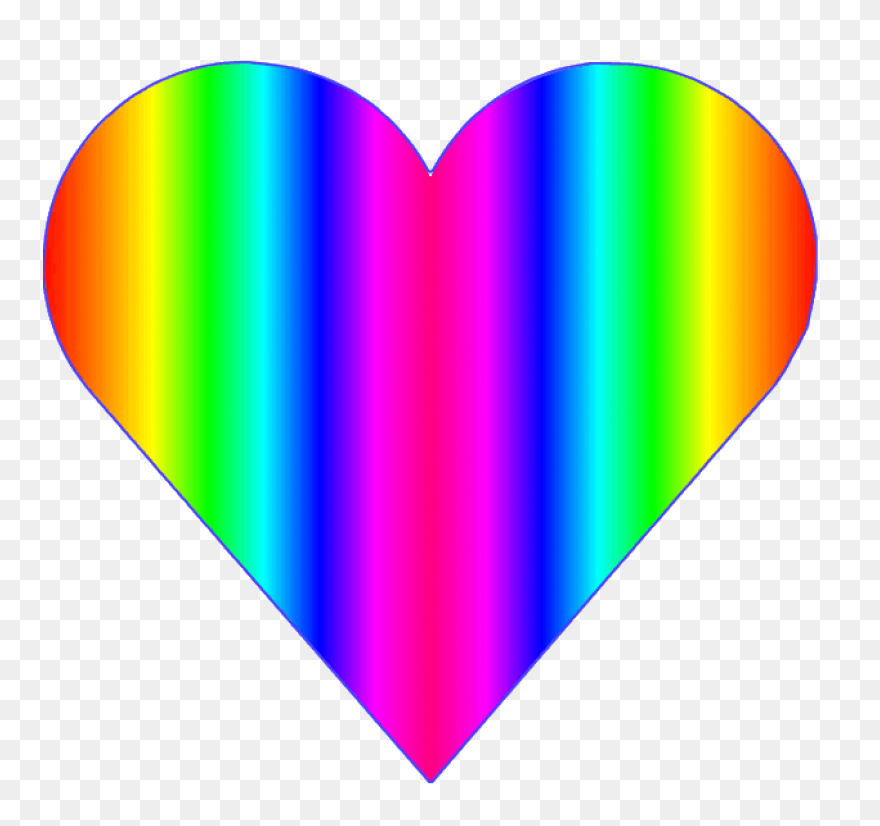Rainbow Heart Bubble Pop Fidget Toy