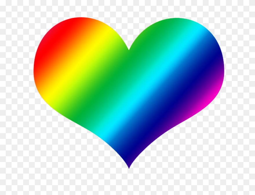 Rainbow Heart Bubble Pop Fidget Toy