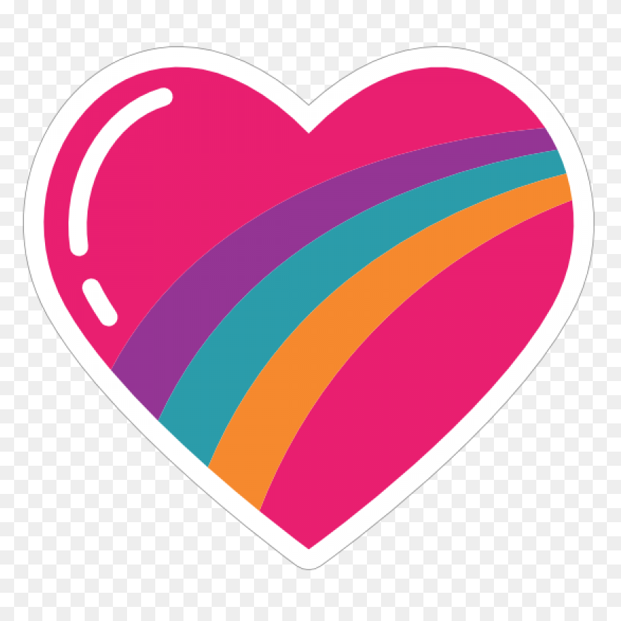 Rainbow Heart Bubble Pop Fidget Toy
