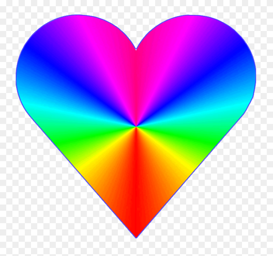 Rainbow Heart Bubble Pop Fidget Toy