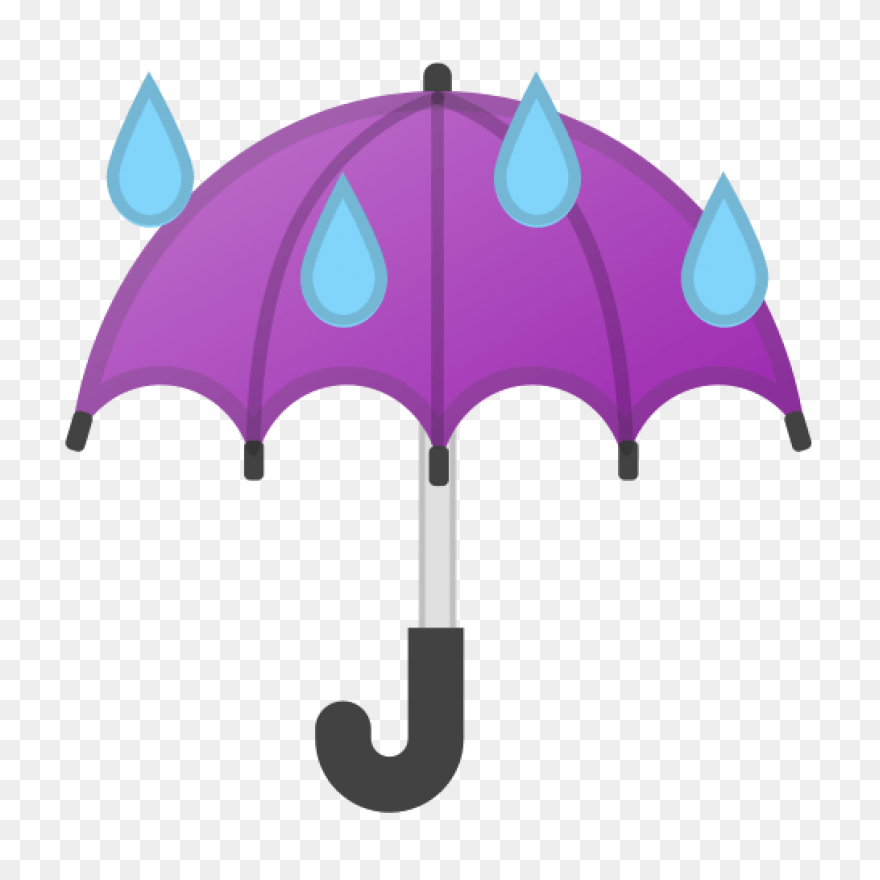 ☔ Umbrella With Rain Drops - Rain Umbrella