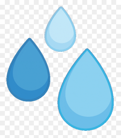 Raindrop Shape Sticker