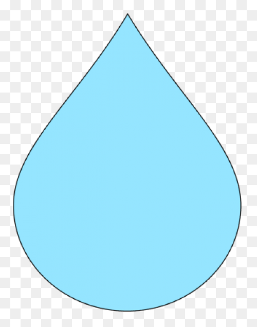 Raindrop Shape Sticker